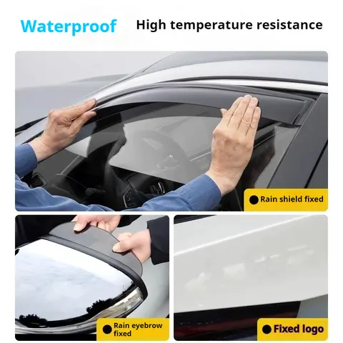 3 मीटर लंबा डबल साइड चिपकने वाला चिपचिपापन मजबूत बारिश भौहें कारें तापमान प्रतिरोधी वर्षा बाधाएं कार विशिष्ट चिपकने वाला टेप 6 best sales 3 मीटर डबल साइडेड टेप - №3