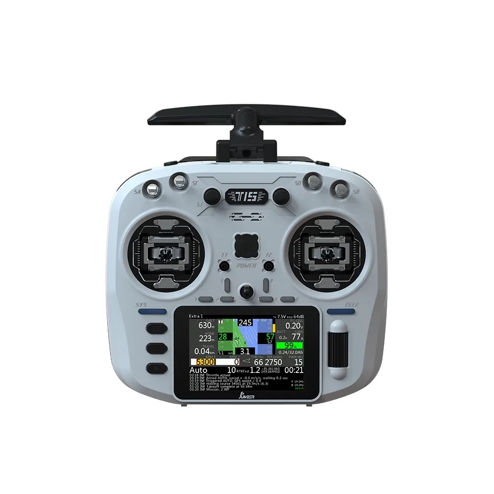 T15 Color Screen Remote Controller - 2.4G Hall Effect Gimbals, RDC Open-Source Transmitter for 915M Long-Range FPV Dr-ones