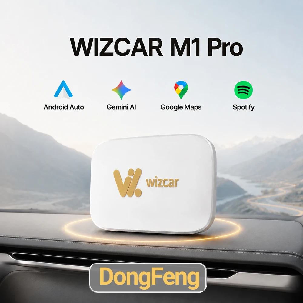 For DongFeng eπ 007 008 2024-2026 | WIZCAR M1 Pro Wireless Android Auto Support Google Waze Maps Spotify Music For Android Phone