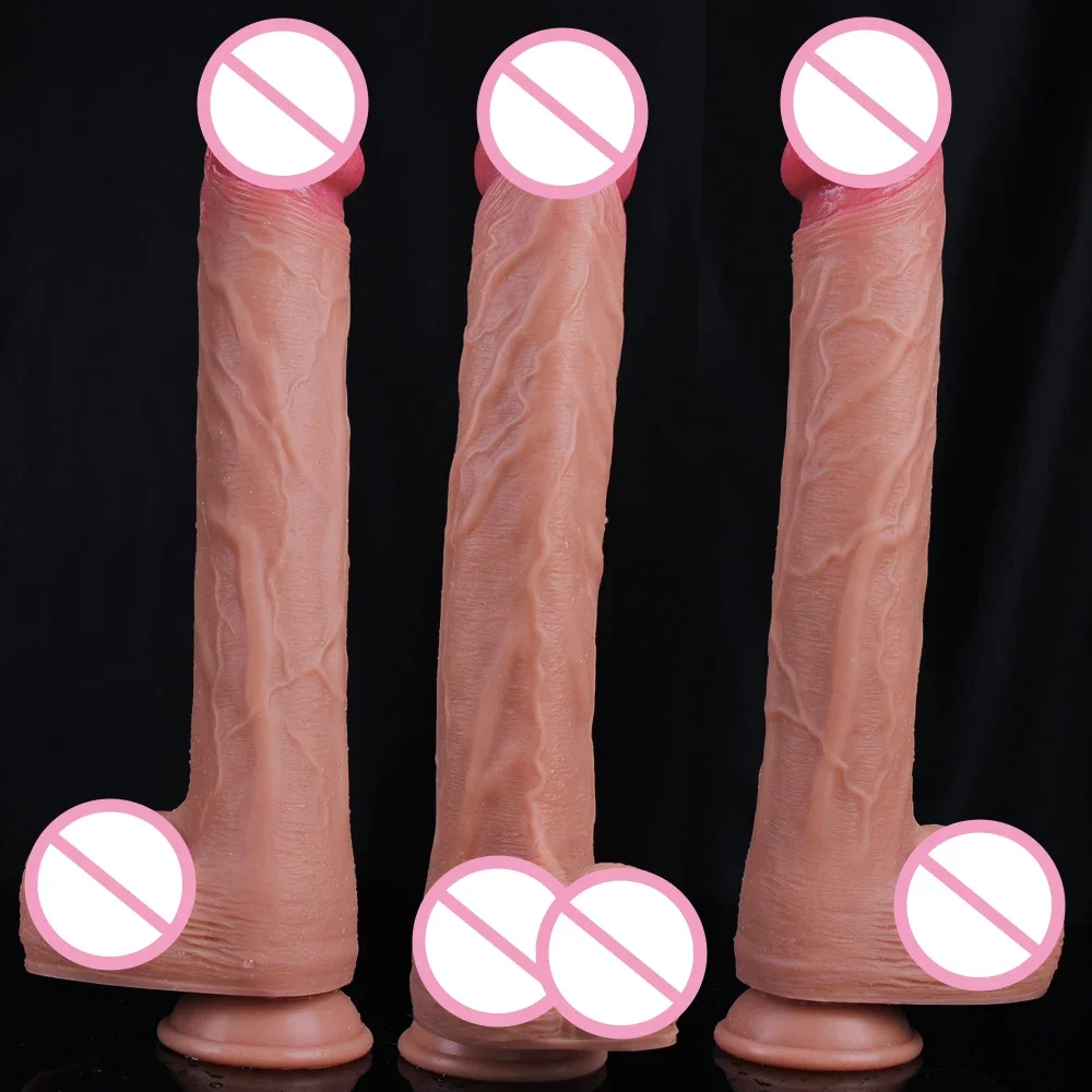 8 Style Huge Realistic Giant Long Dildo Soft Silicone Vaginal Masturbators Penis Erotic Toys for Women Big Thick Glans Dick XxxL