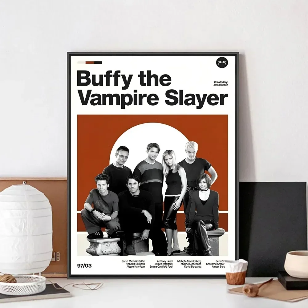 Buffy The Vampire Slayer Poster No Framed Poster Kraft Club Bar Paper Vintage Poster Wall Art Painting Bedroom Study Stickers