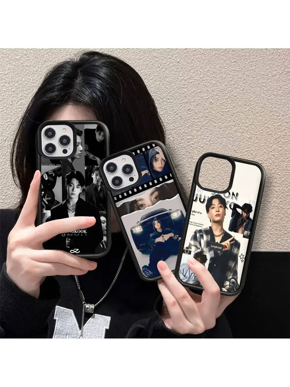 Euphoria j-jungkooks coque de téléphone pour IPhone 17 16 Pro Max 11 12 13 14 15 PC dur + support TPU couverture arrière