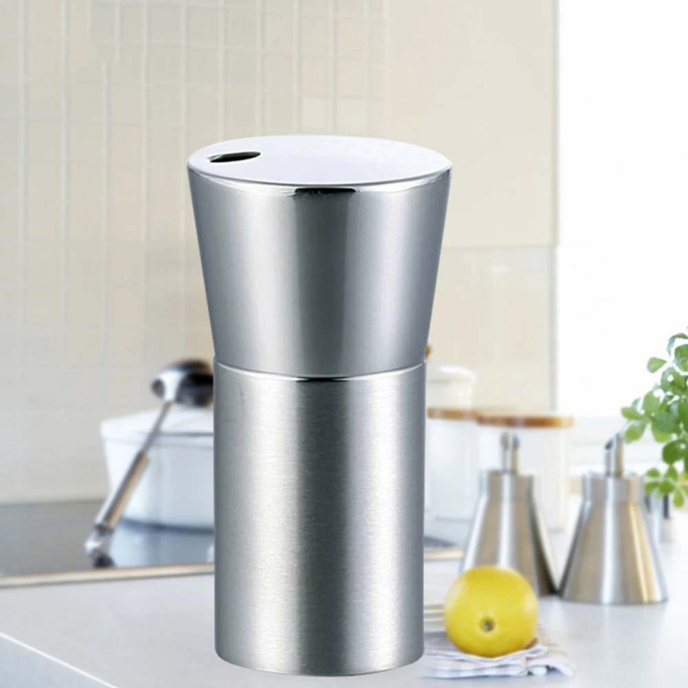 

1pc Stainless Steel Toothpick Holder Portable Toothpick Box Mini Metal Container Dustproof Organizer For Party Wedding