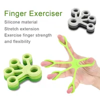 2Pcs Hand Puller Finger Resistance Bands Exercisers Stretcher Rehabilitation Training Pull Ring Hand Expander Grip Finger Pull