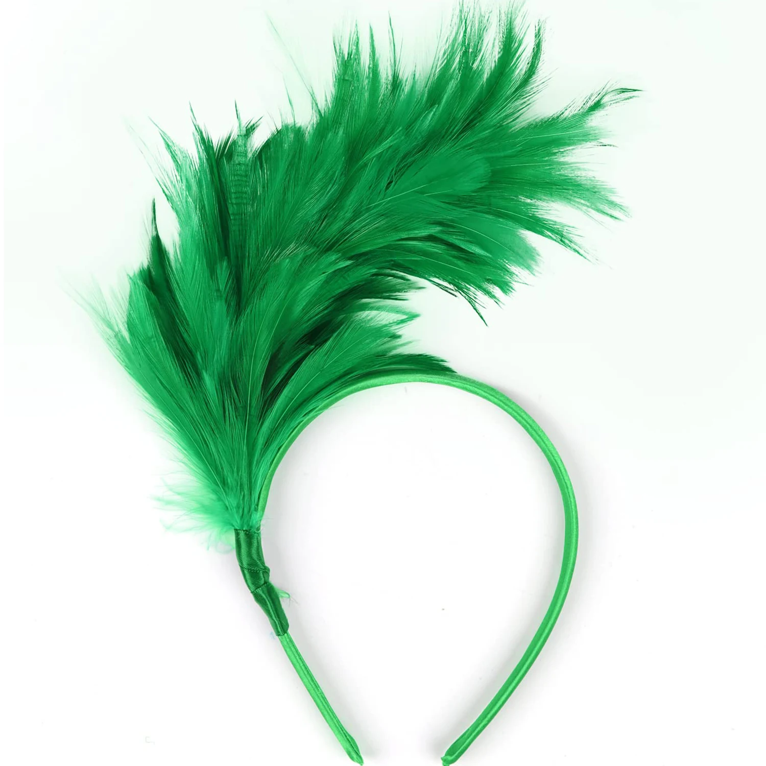 Women’s Green Butterfly Fascinator Feather Headband for Parties and Events Green Butterfly Fascinator - Etsy main image 2