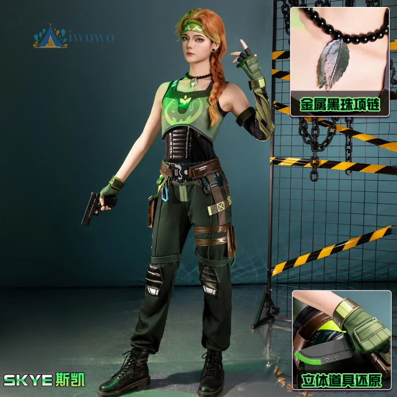

New Game Skye VALORANTTCosplay Costume Battle Suit Uniform Hallowen Carnival Christmas Party Play Role Women Men Clothes