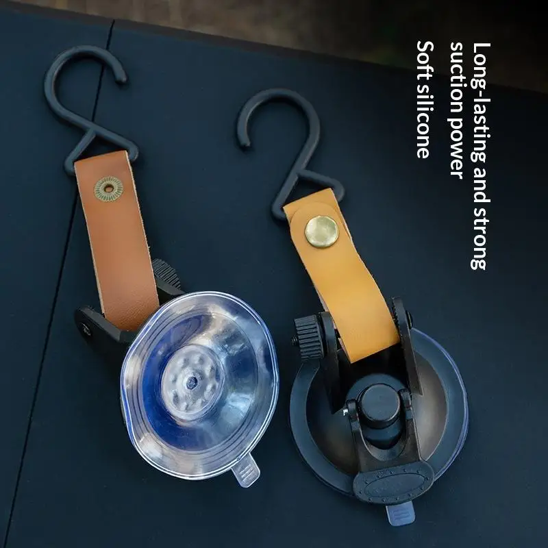 Hot! 4 Pcs Car Tent Suction Cups Outdoor Camping Rope Powerful Suction Cup Buckle Side Tarps Tent Suckers Anchor Securing Hook