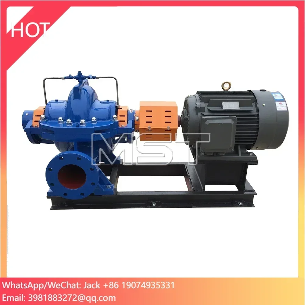 Stable Operation 12 Inch  Large Flow Double Suction Centrifugal Pump Split Case Fire Pump