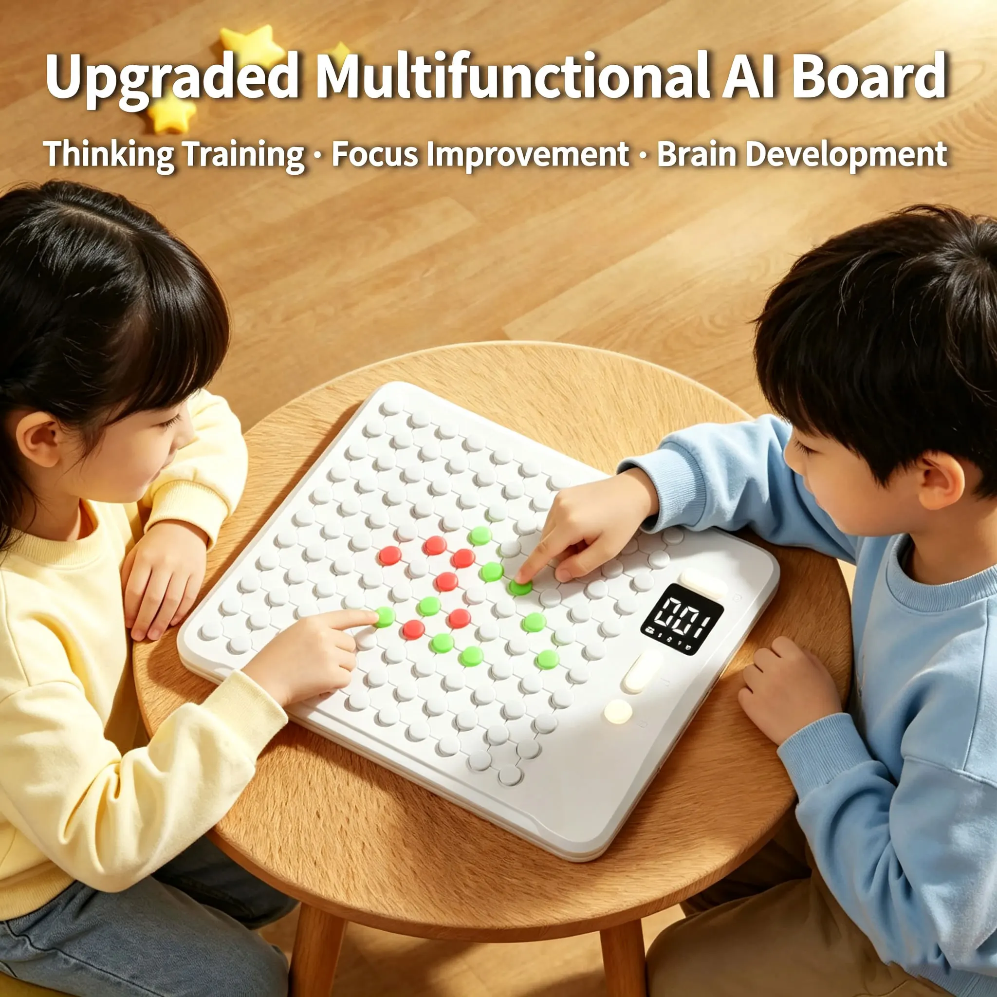 17IN1 Gameplay AI Smart Backgammon Multi-function Board Double Go Electronic Board Board Game Children's Smart Student Toy Gift