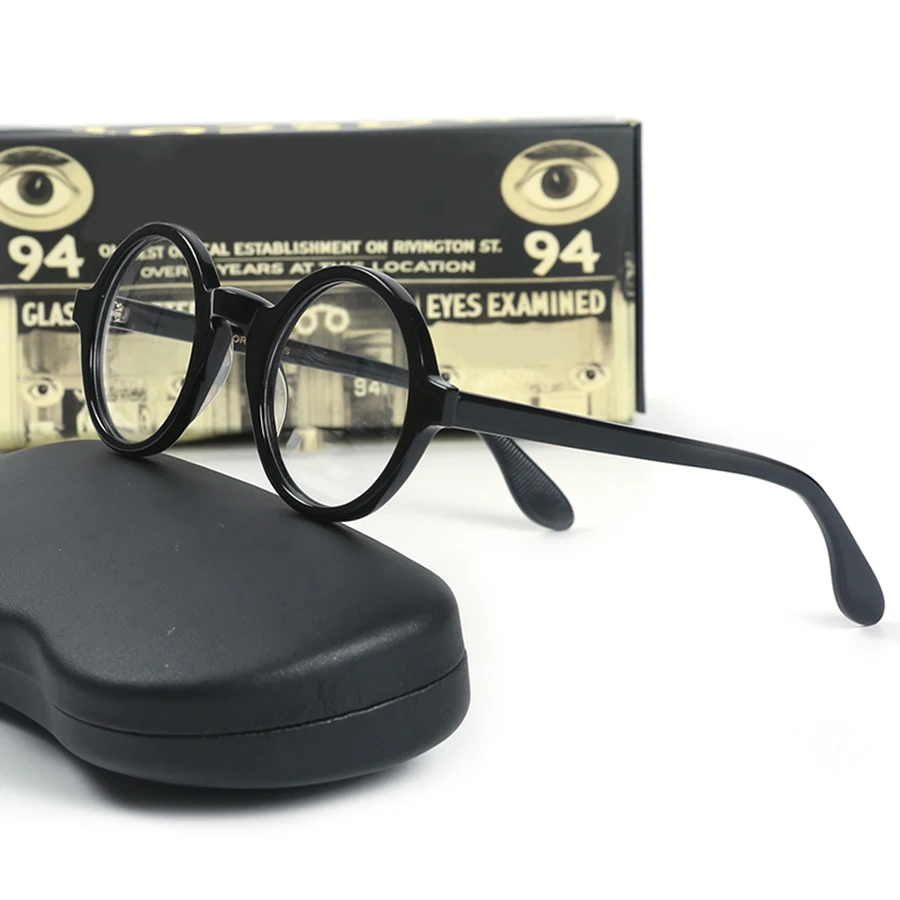 Optical Glasses Frame Men Johnny Depp ZOLMAN Style Eyeglasses Woman Vintage Acetate Frame Luxury Brand Computer Goggles