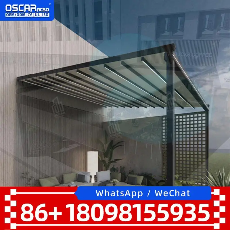 

High Quality Waterproof Retractable Sunshades for Outdoor Use Customizable Powder Coated Awnings Ideal for Gardens Patios and Ba