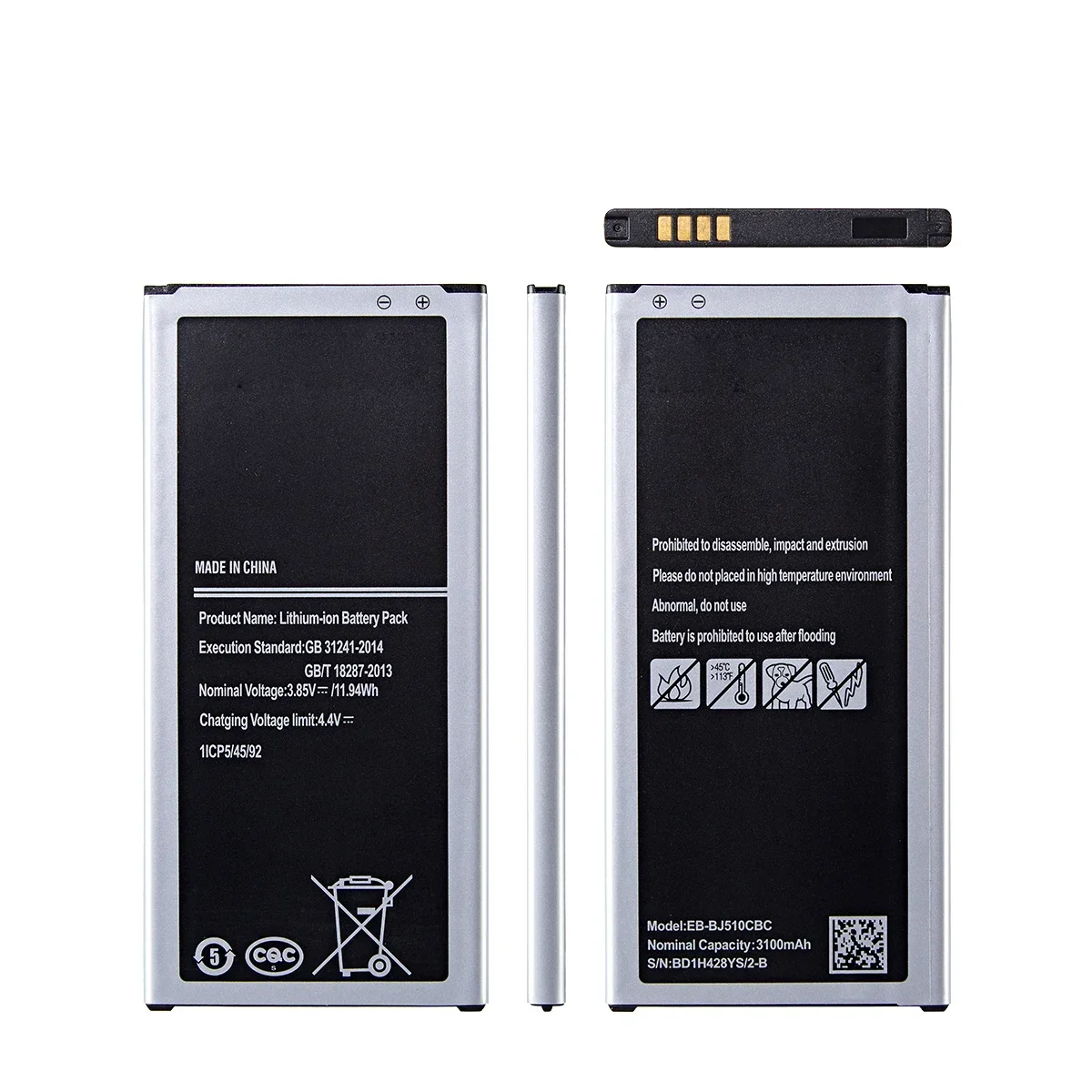 Brand New EB-BJ510CBC EB-BJ510CBE 3100mAh Battery For Samsung Galaxy J5 2016 Edition J5 2016 J510 J510FN J510F j5108 j5109