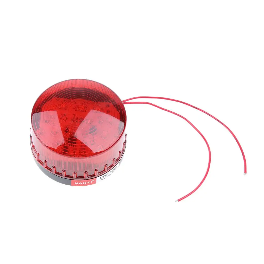 

Светодиодный аварийный проблесковый маячок, красный сигнальный фонарь, прочный поликарбонат для промышленного использования