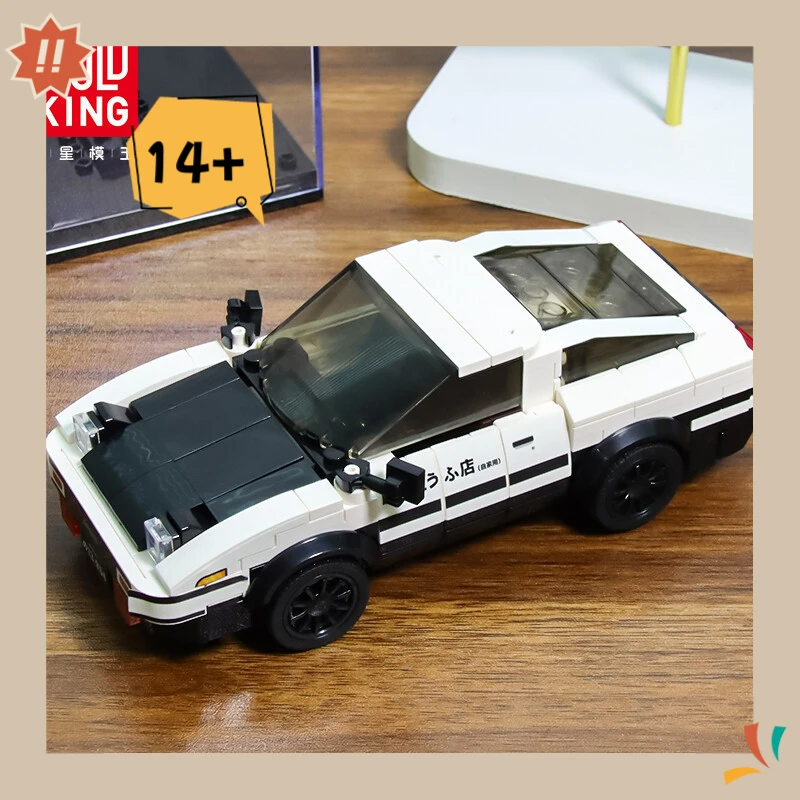 

Mold King 399 шт. AE86 модель спортивного автомобиля, строительные блоки, мини-роскошная серия автомобилей, образовательная сборная игрушка, подарок на день рождения для ребенка 27013