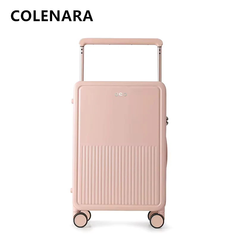COLENARA USB Charging Suitcase Multifunctional 20-inch Boarding Box Large Capacity 24