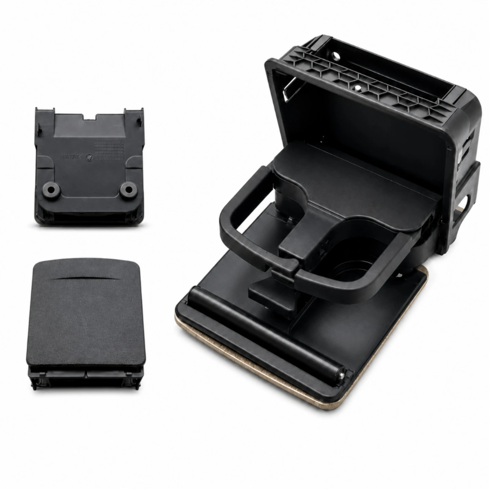 German Automaker Rear Center Armrest Cup Holder Replacement 1K0862532F Cup Holder Space-Saving Easy to Clean for Family Travel