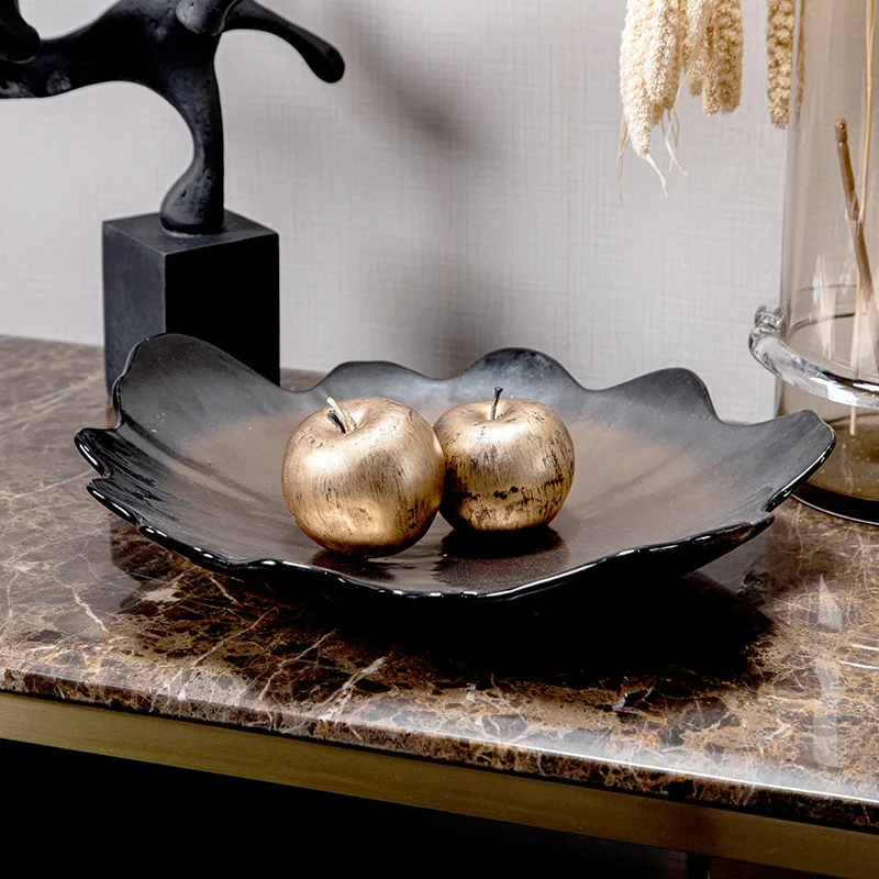 

Creative rendering, fruit plates, candy plates, ceramic crafts, ornaments, cabinets, living rooms, home decorations, accessories