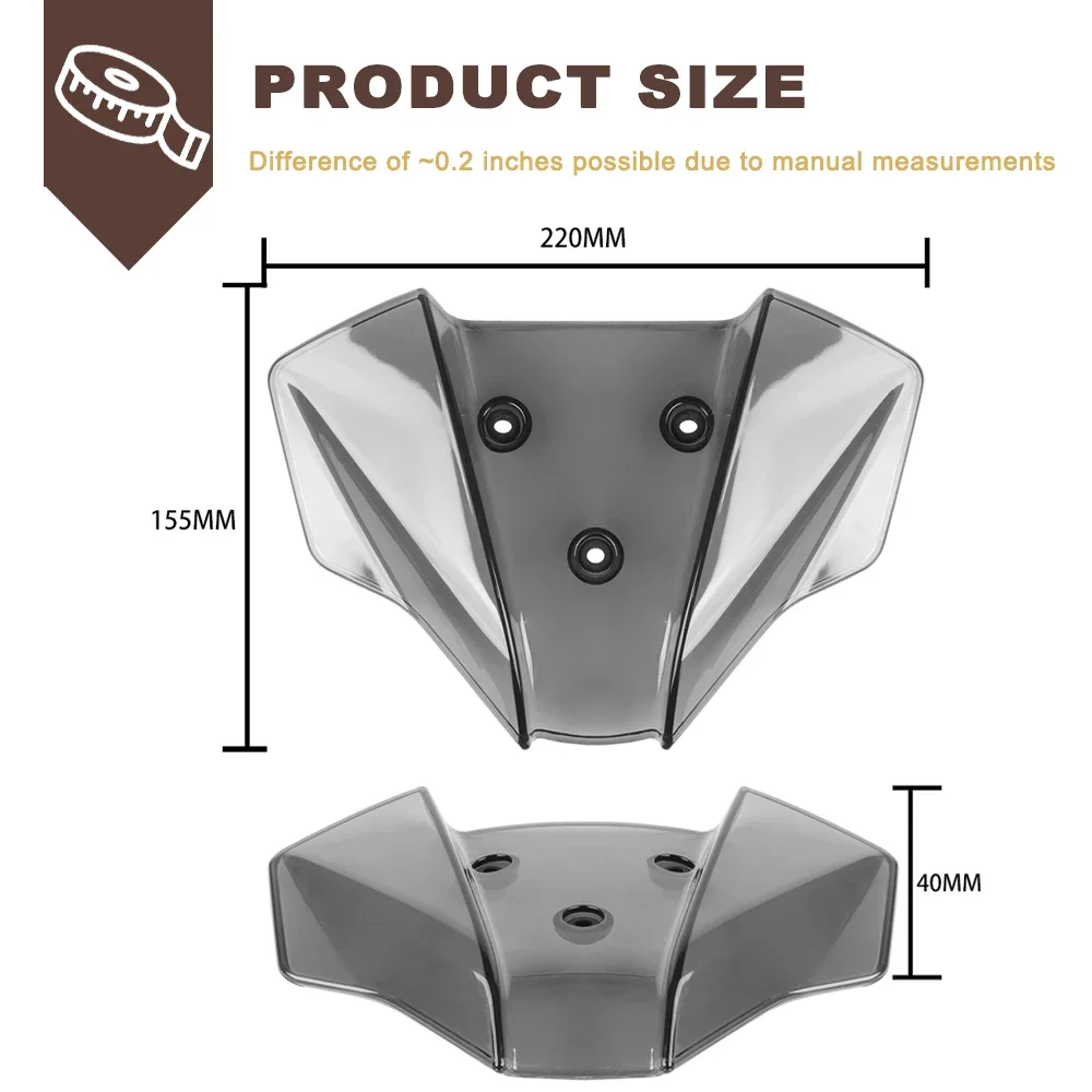 الزجاج الأمامي للدراجة النارية ، الزجاج الأمامي ، منحرف الرياح ، الزجاج الزجاجي ، الحامي السفلي ، سوبر دوق R r-my20