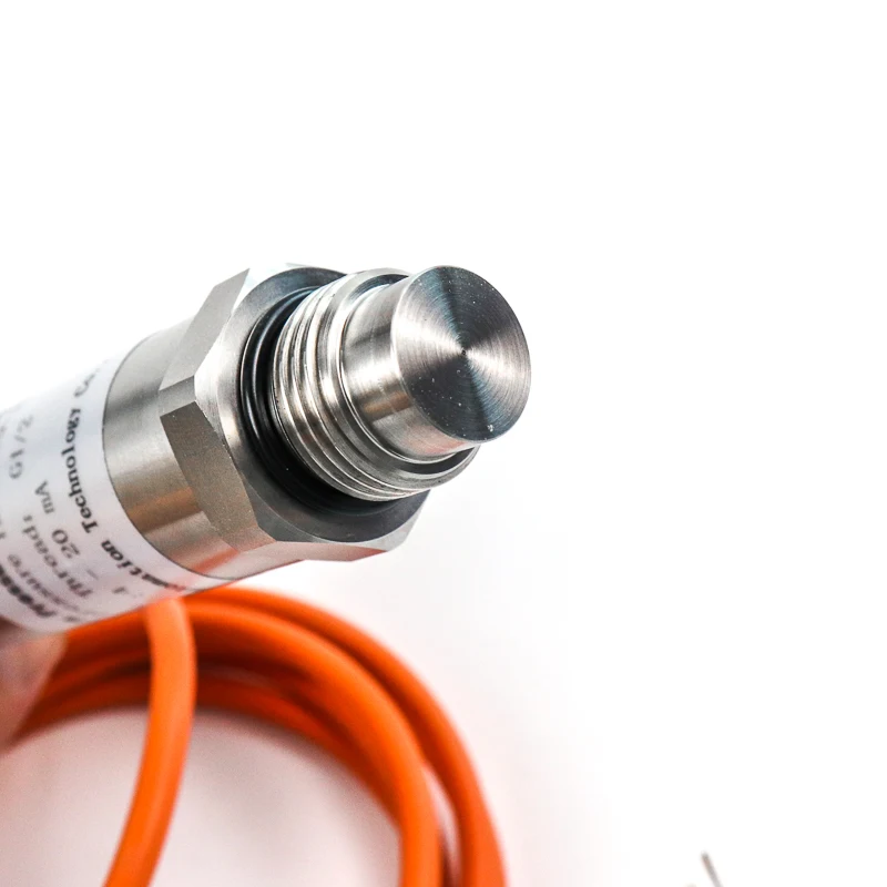 -1 ~ 100mpa Sensor de presión sanitaria sin cavidades antibloqueo Medición de barro Construcción Transmisor de presión de película plana de hormigón