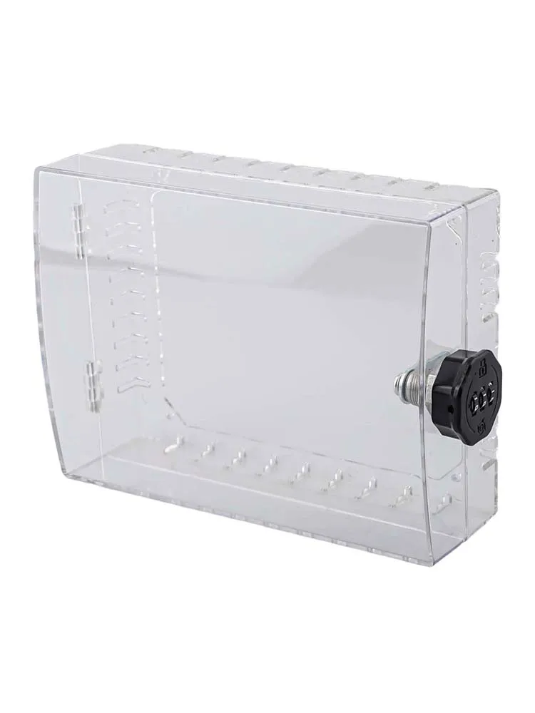 Clear PC Thermostat Cover With Combination For Unauthorized Adjustment On Wall Mounted Temperature Controller