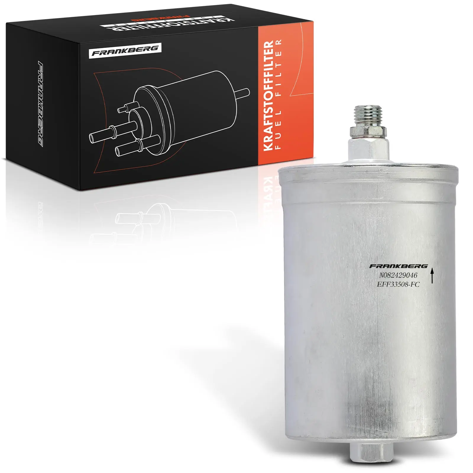 Frankberg 1x brandstoffilter voor Mercedes-Benz W123 C124 W124 S124 W201 W124 33508A0024771301 5025105 A0024774401 0024774401