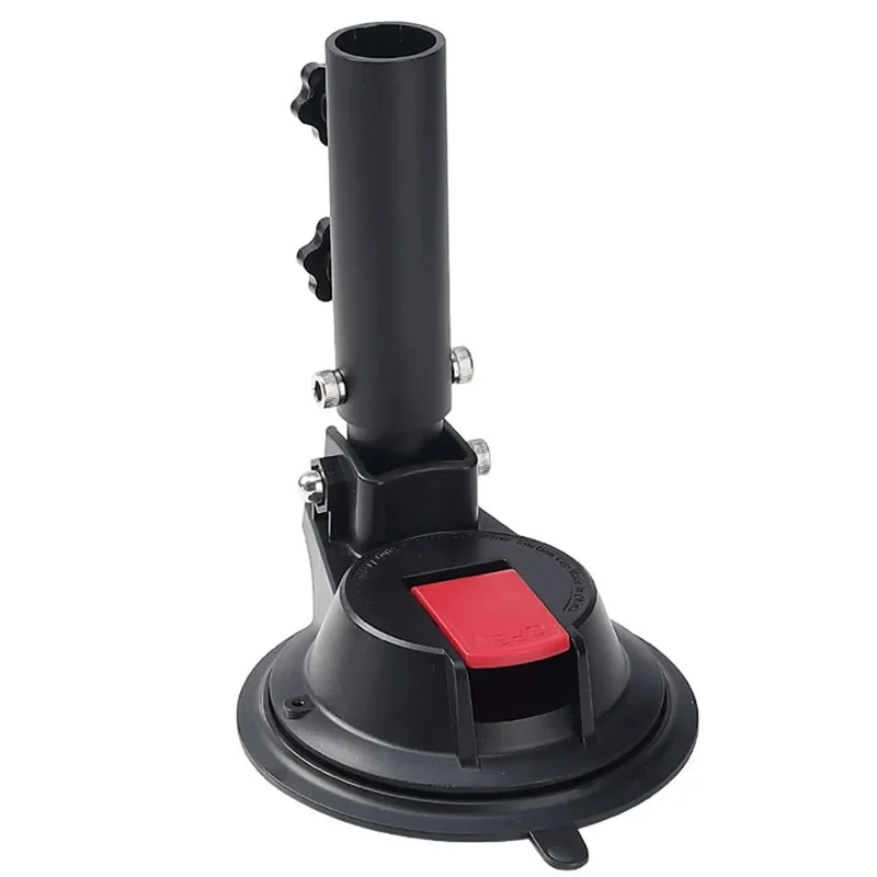 

New Shown-Suction Cup Mounted Flag Pole Holder For Easy Installation On Vehicles For Rvs Cars And Motorcycles Outdoor Use Design