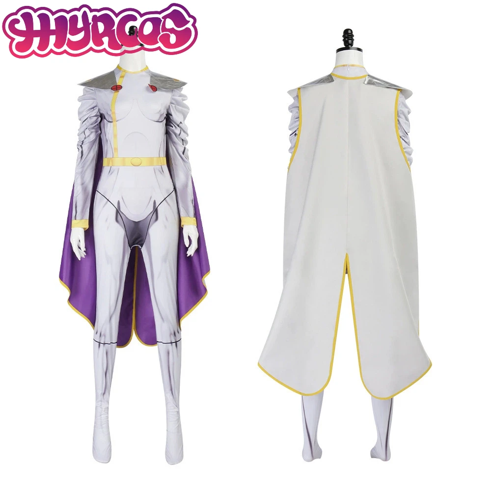 

Storm Women's Fantasy Cosplay Jumpsuit with Cloak - Cartoon X97 Inspired Adult Costume for Role Play & Fantasia Party Outfits