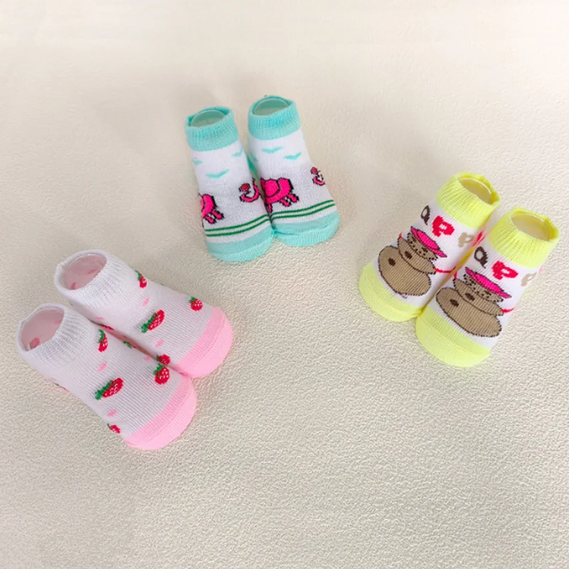 3Pair/lot New Baby Socks Cartoon Children's Socks