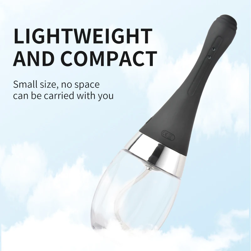 المكونات الشرج الشطاف للفتيات المهبل شطف 3-مرحلة شحن حقنة شرجية كهربائية تنظيف أداة ملين منتجات الكبار الجنس لعب #5