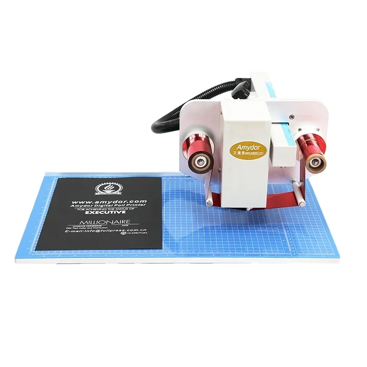 

Factory Design 8025 Gold Foil Printer Spiral Bound School Notebook Digital Hot Foil Printing Machine