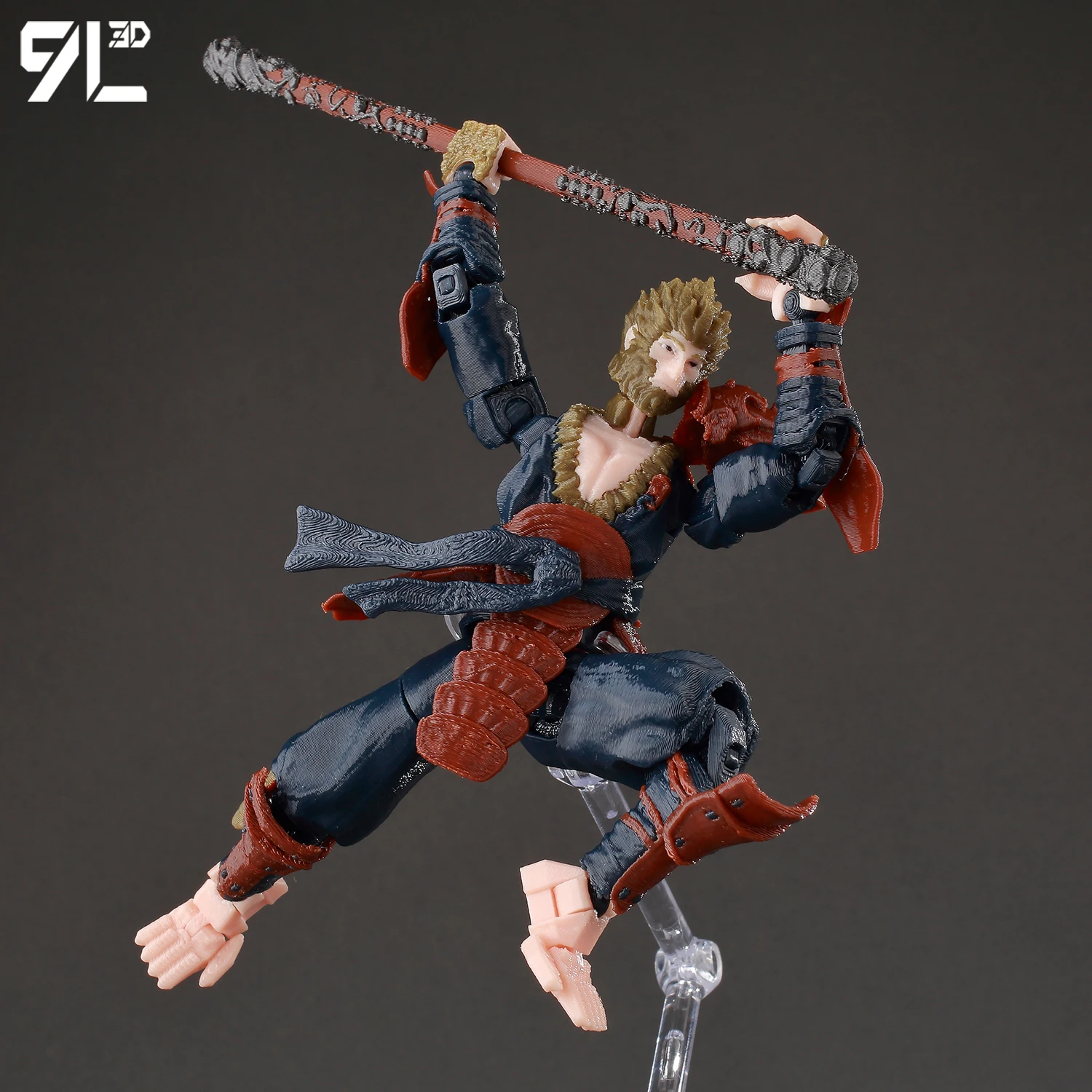 9L3D Lucky13 Figure Dummy13 T13 Anime Action Wukong Cloud Ride modèle mythe noir inspiré support volant décor bureau Collection jouets