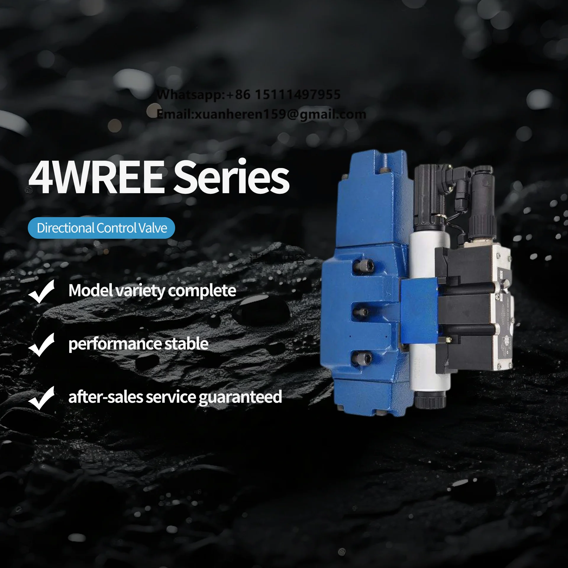 Proportional Directional Hydraulic Valve 350 Bars 25-2800 L/min High Precision Solenoid Control for Hydraulic Systems
