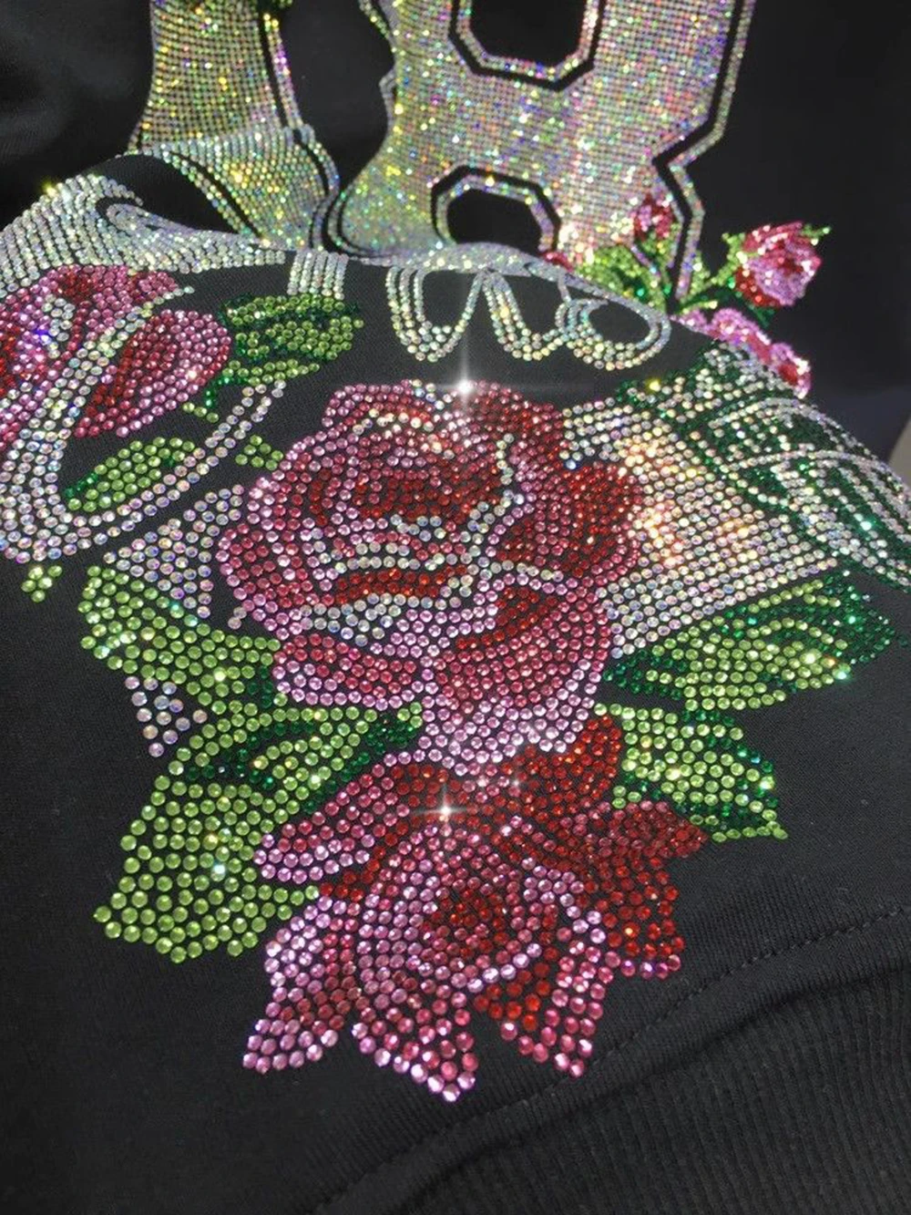 Plus Size Sweatshirts Black To - Street Fashion American ulasan dan harga