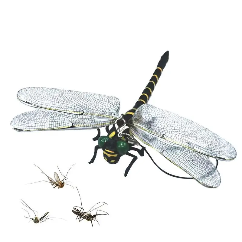 High Simulation Dragonfly Model PVC Gogga Decoration Crafts Home Room Decor Kids Toy For Children's Gifts Field Work