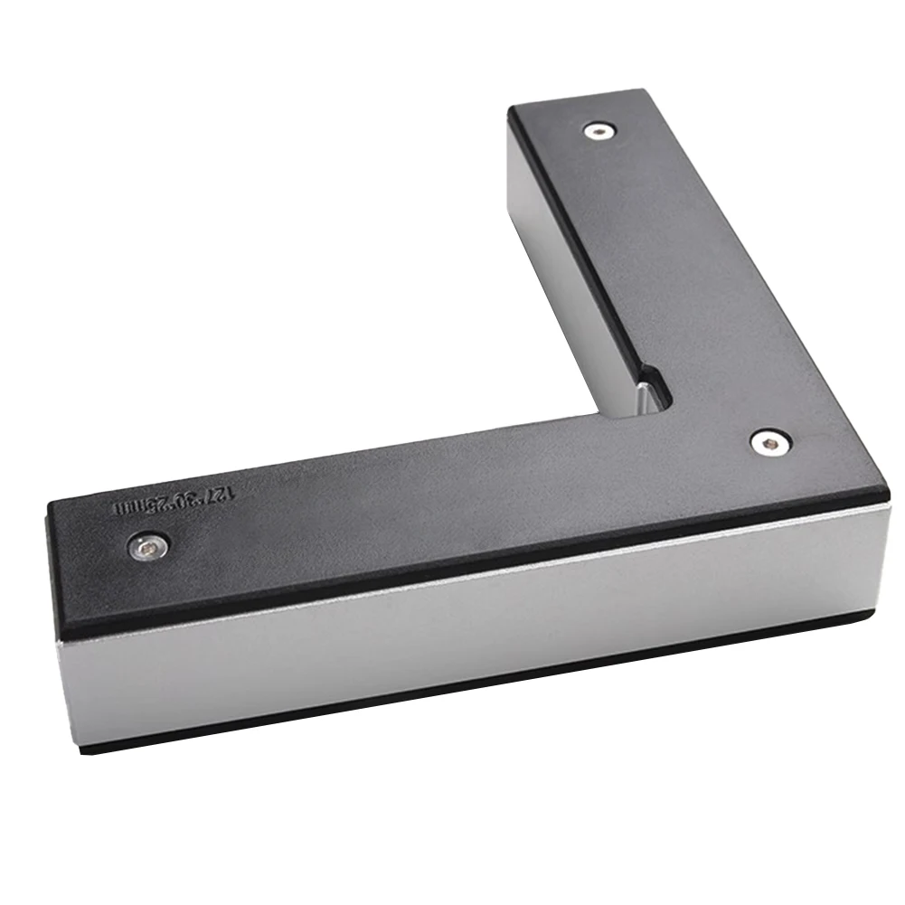 1pc 90 Degree Right Angle Clamp Positioning Square Right Angle Ruler L-shaped Auxiliary Locator Aluminum Alloy Woodworking Block