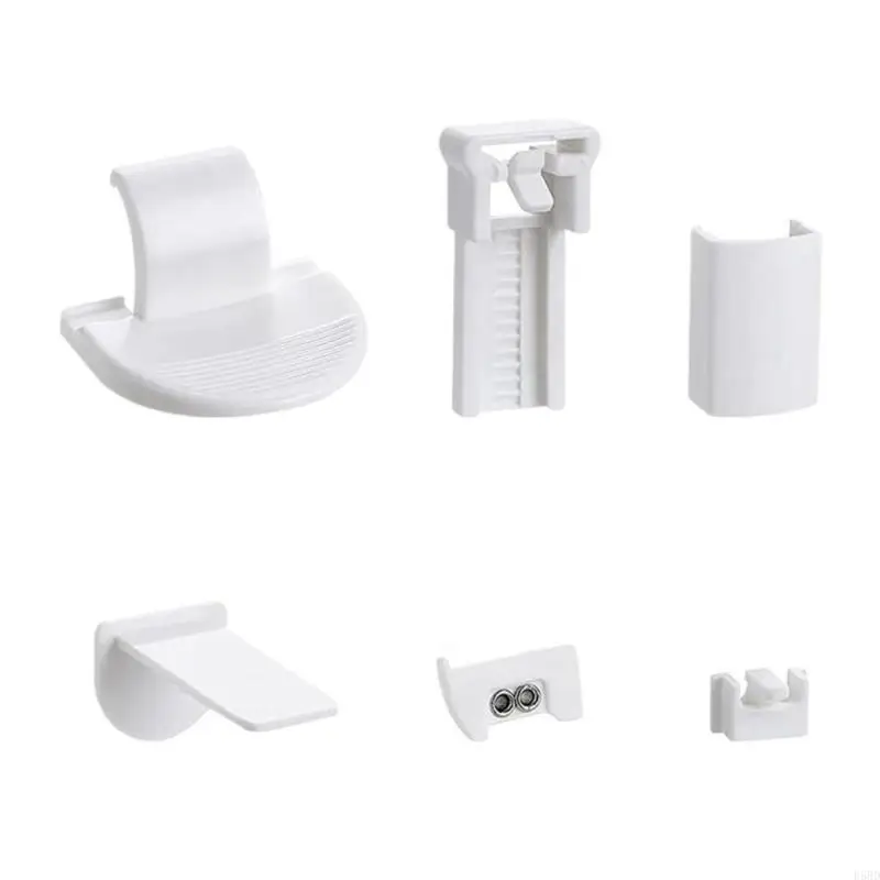 Window Shade Kits 36Pcs Pleated Blind Mounting Brackets Replacement Accessories D5BD