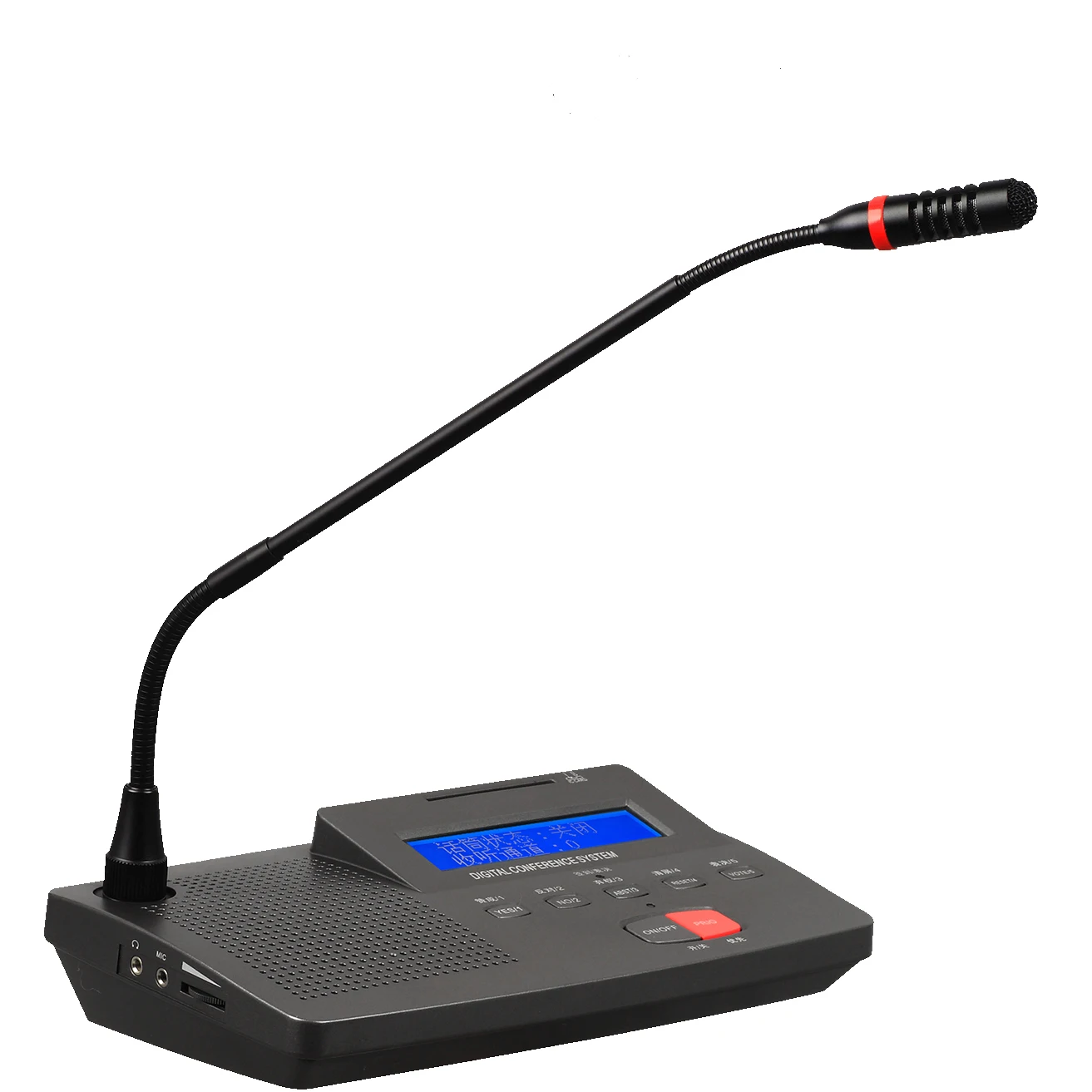 OBT-6000B Multifunction Meeting System Audio Desk-Stand Delegate Microphone Conference Office