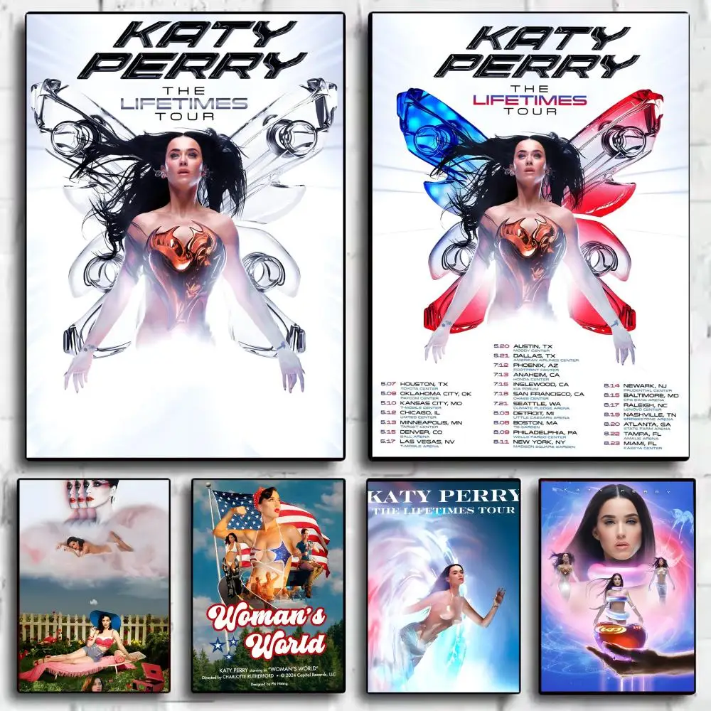 ملصق مجلة المغني K_Katy P_Perry ملصقات جدارية فنية جدارية مطبوعة صور لغرفة المعيشة المنزلية ديكور المدخل هدية #1