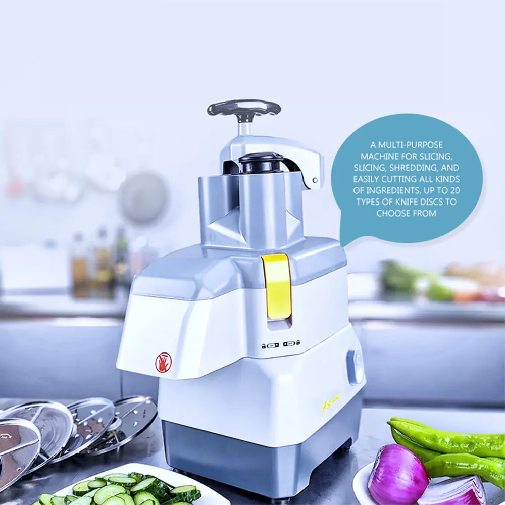 Commercial Electric Potato Cutter Carrot Ginger Slicer Shredded Machine Fruit Vegetable Diced Cutter VC20MF