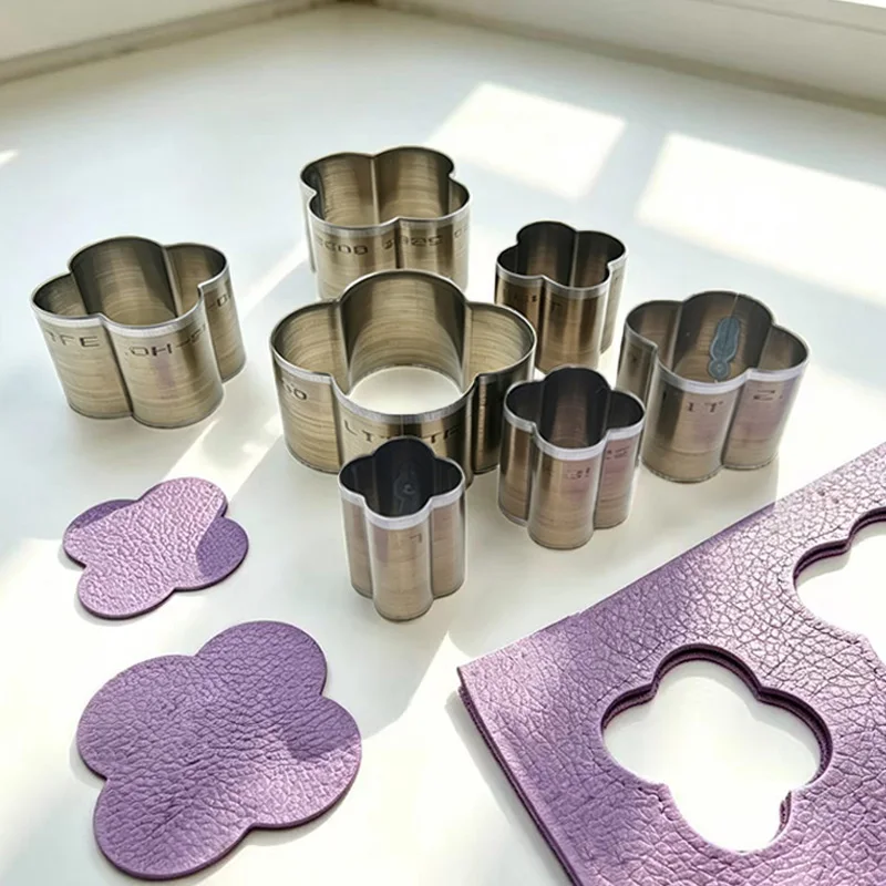 

A15PlumBlossomShapeMetalDieCuttingToolMulti-SpecificationHandmadeDIYPrecisionCuttingMoldforLeatherAccessoriesFabric