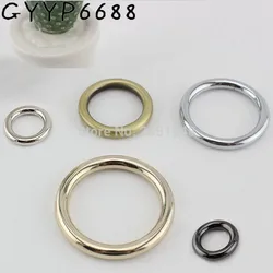 10pcs 13mm 18mm 25mm 32mm 38mm anello saldato pressofuso di alta qualità accessori hardware in pelle abbigliamento scarpe borsa anello in metallo