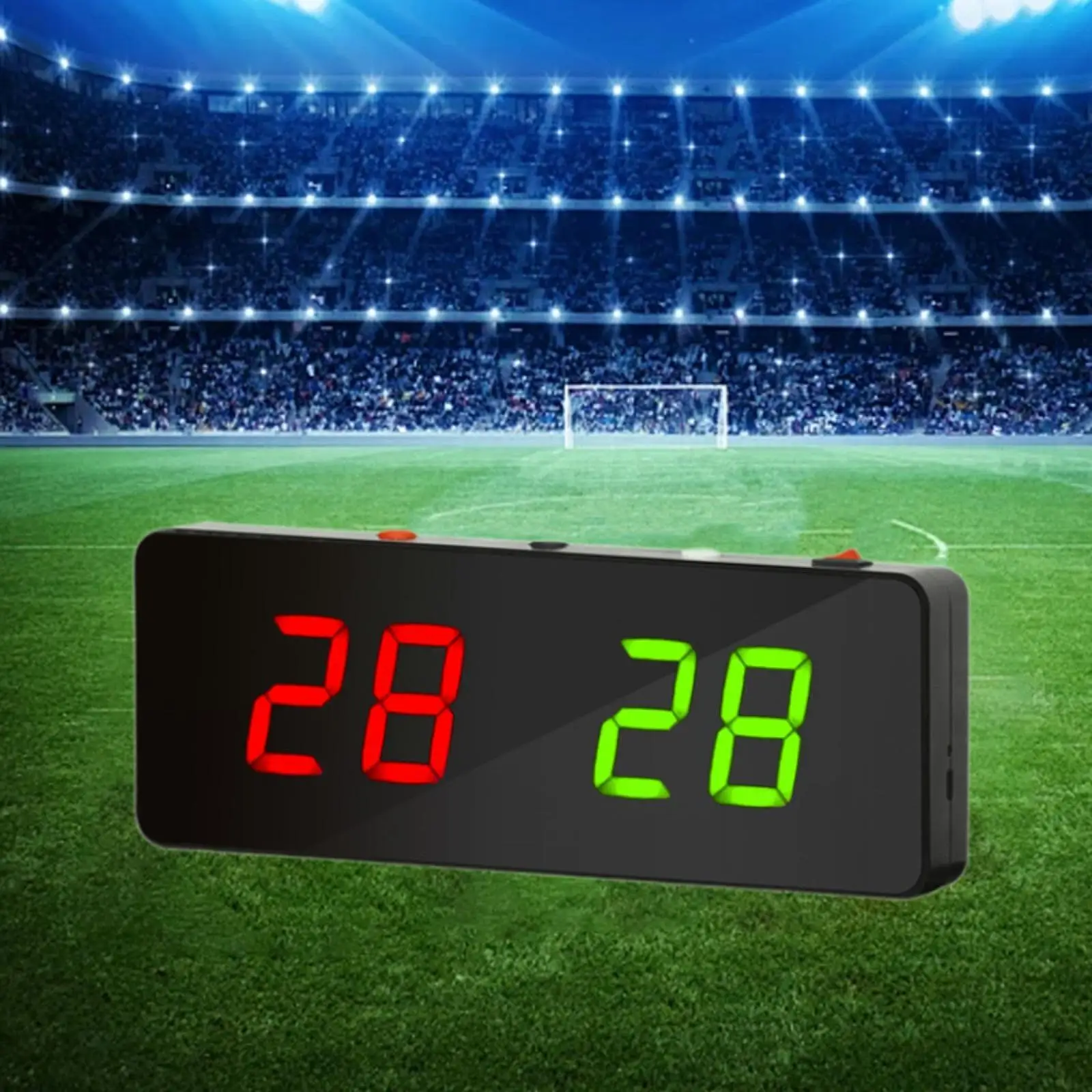 

Billiards Electronic Scoreboard Versatile 26x9.5x3cm Rechargeable Magnetic Score Keeper for Volleyball Professional Sturdy