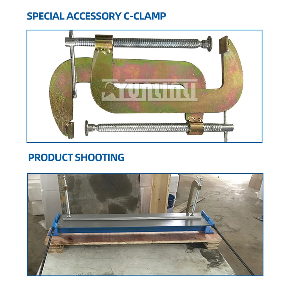 30 Inch Sheet Metal Manual Bending Machine Steel Aluminum Bending 90 Degree Knob Adjustment bender