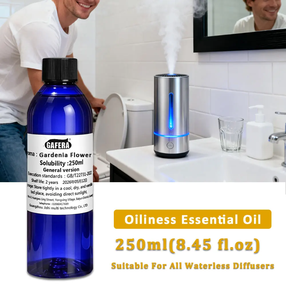 GAFERA 250ml (8.45 fl.oz) Hilton/Marriott Hotel Essential Oils - For Waterless Diffuser, Hotel Aroma Machine Replenishes Essence