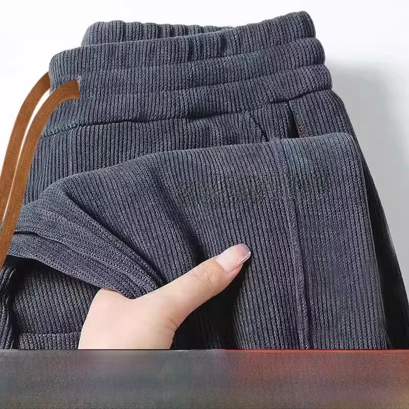 

Thiened вельветовые мужские повседневные брюки в стиле ретро, свободные рабочие брюки на подкладке в американском стиле для осеннего и зимнего сезона