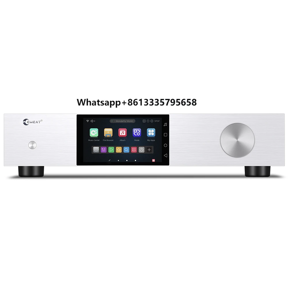 

2025 EWEAT NEWEST DMP35 High-end Audio Streamer with 1080P Multi-Touch Display and Dual High Quality Toroidal Transformers
