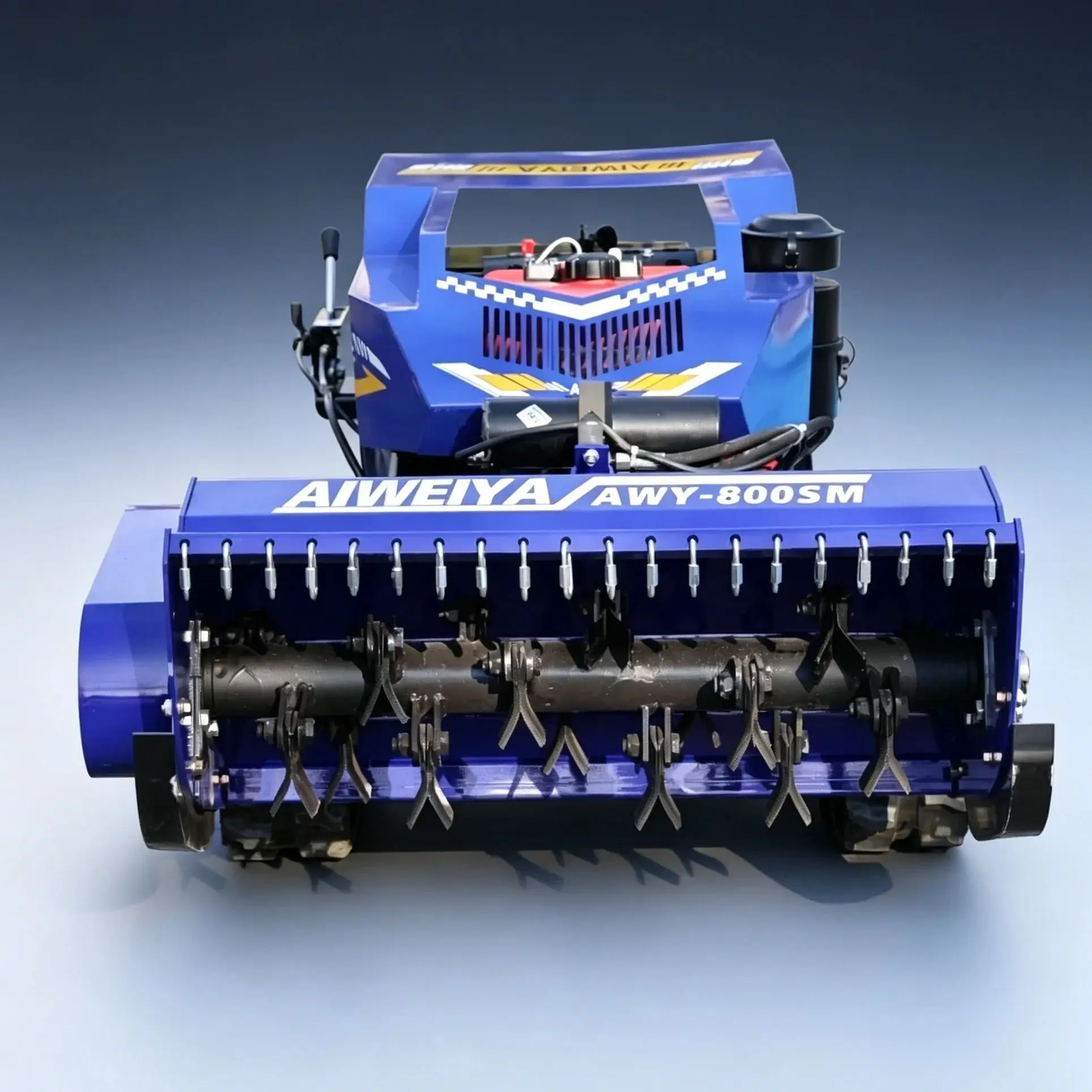 

Customized Automatic Crawler Type 4-Stroke Engine Lawn Mower Robot Intelligent Remote Control Grass Cutter for Yard Farm Orchard