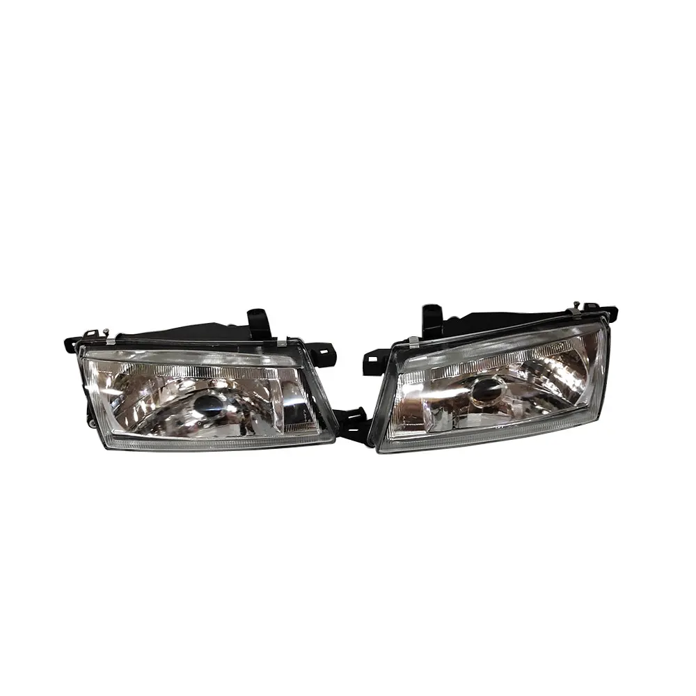 A Pair Car Crystal Headlamp Car Front Headlight  For Toyota Carina AT190 ST190 CT190 ST195 1992