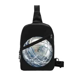 Petanque Chest Bag Men Sling Crossbody Backpack Chest Bag Traveling Hiking Daypack Shoulder Bag