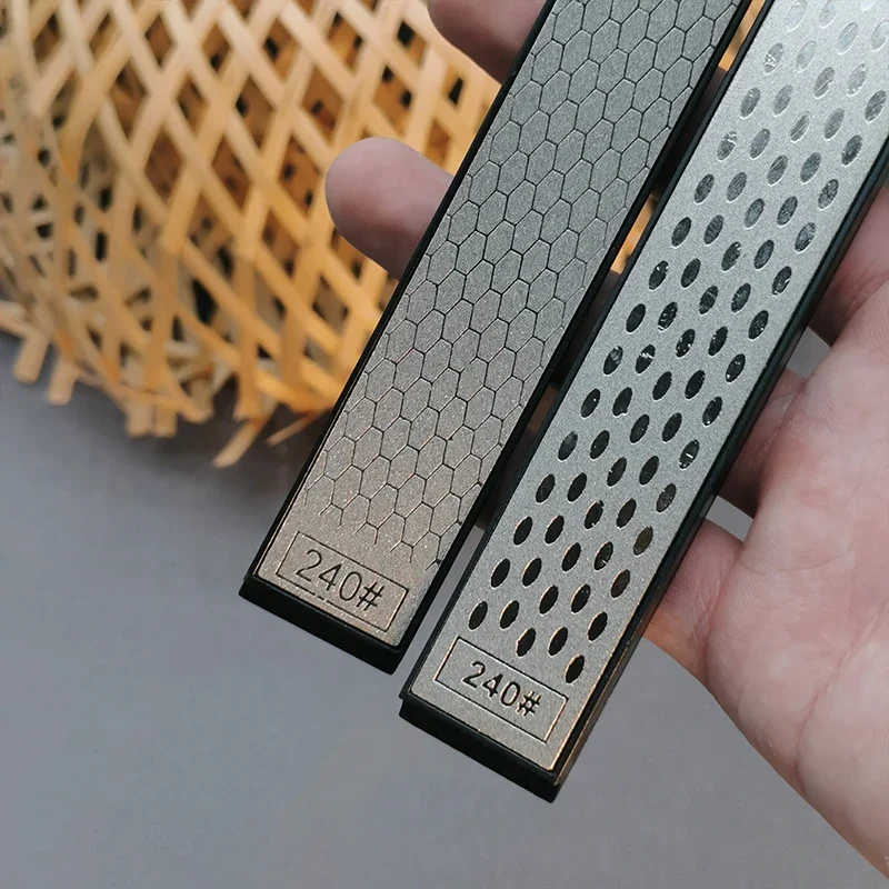حجر المشحذ الماسي الفاخر القابل للاستبدال - مبراة سكاكين بزاوية ثابتة، قضيب طحن بنظام شحذ الحجر الاحترافي #5